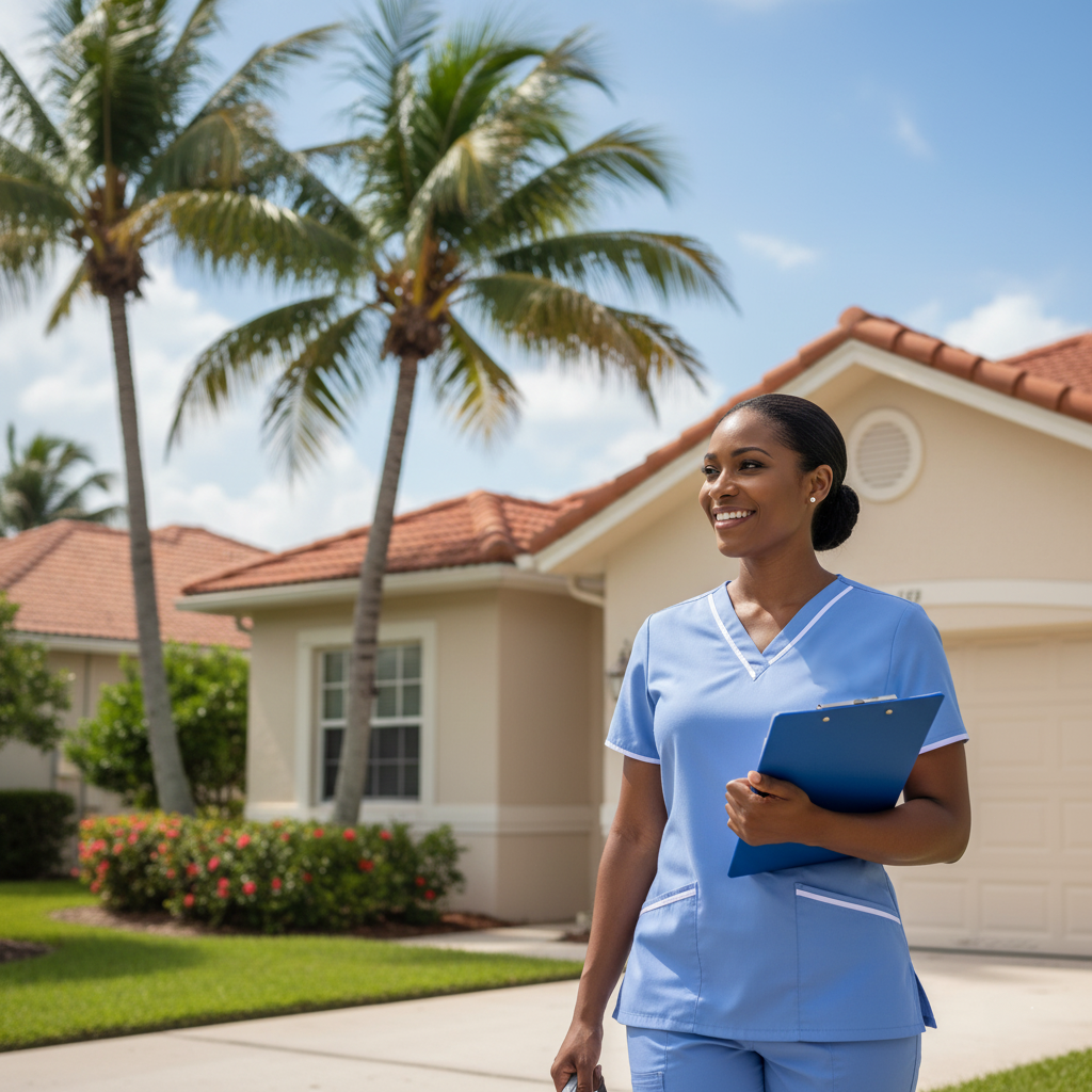 Professional caregiver in South Florida